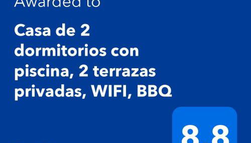 Casa de 2 dormitorios con piscina, 2 terrazas privadas, WIFI, BBQ - Photo 2