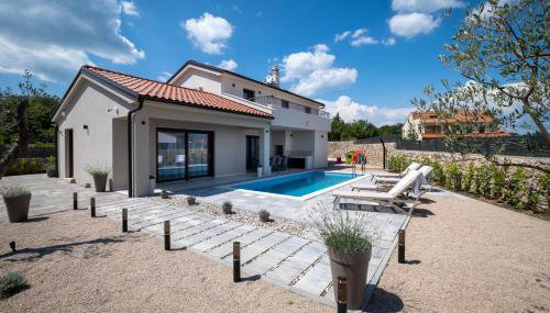 Villa Monika - Photo 3, Garden, sunbed, Garden view