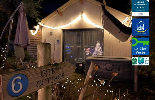 Cottage avec jacuzzi privé & jardin nature près de Chaumont-sur-Loire - Foto 28