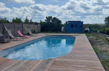 Petite maison bretonne 2 personnes accès piscine - Foto 3
