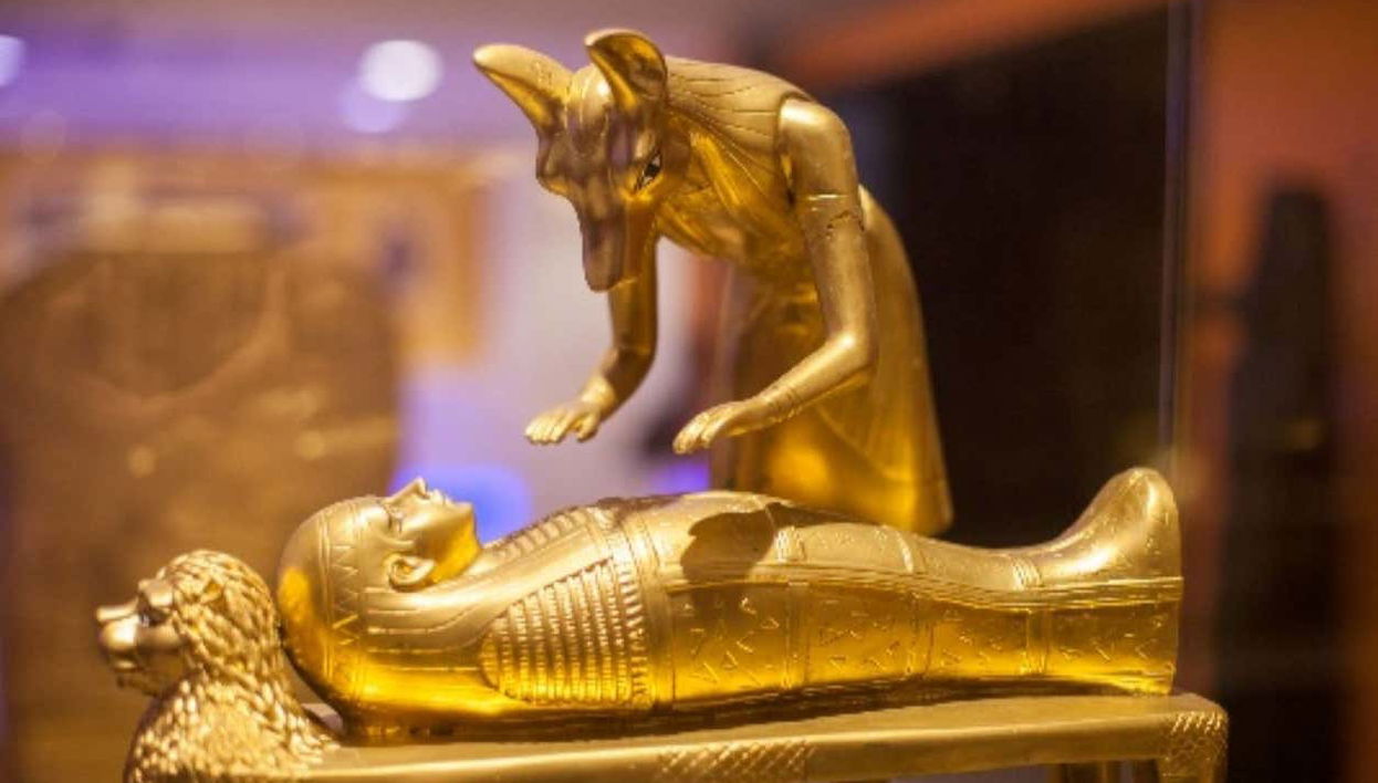 Exposição no Museu Egípcio de Canela