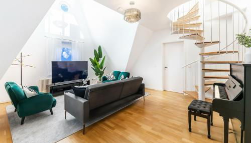 130 qm Maisonette-Penthouse - Dachterrasse mit exklusivem Panoramablick - Foto 2