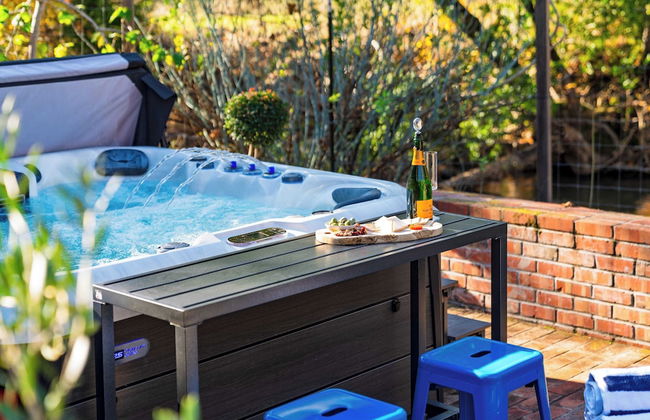 Sonoma Creek Haven Hot Tub, Firepit, Creekside Views Near Kenwood Wineries - Foto 6