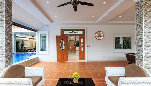 Zona de estar del vestíbulo