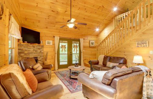 Secluded Cabin Hot Tub and 10 Mi to Blue Ridge - Foto 5