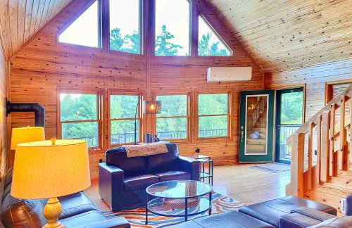 Adirondack Alpine Cabin with Hot Tub, Near Whiteface, Lake Placid, Game Rm, Fenced Yard, Views - Foto 16