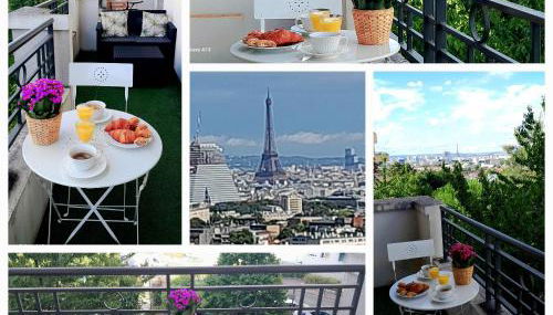 Élégant apt avec vue Tour Eiffel & parking privé - Foto 3