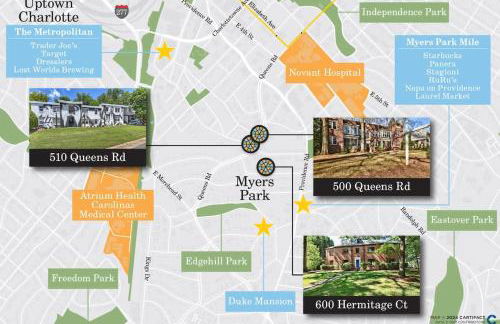 Luxurious Myers Park Living with Screened Porch - Foto 4