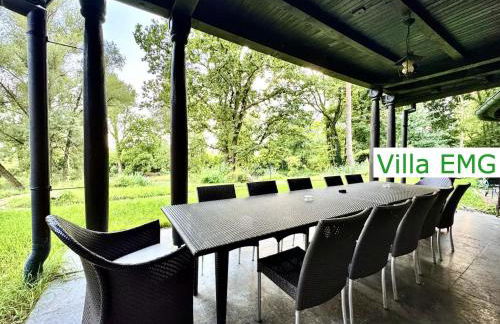 Luxus Ferienhaus Villa EMG München in Moosburg mit Pool, SPA, Kamin, Wald, See für Familien Gruppen bis 24 Personen - Foto 75