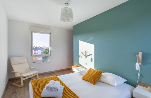 Le Cocon Voltaire - Appartement 2 chambres avec parking - Mabilais - Foto 2