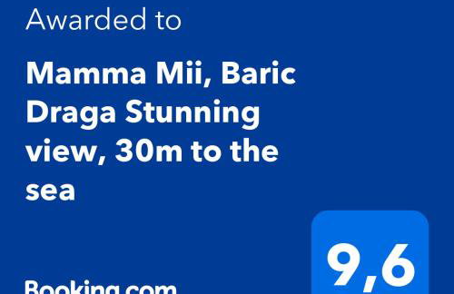 Mamma Mii, Baric Draga Stunning view, 30m to the sea - Photo 23