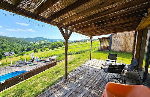 Stodoły w Bieszczadzie domy z basenem i widokiem na góry - Photo 31