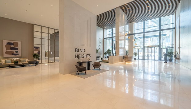 Boho-Chic Cosy 1BR, minutes to Burj Khalifa - Foto 2, Entrada interior