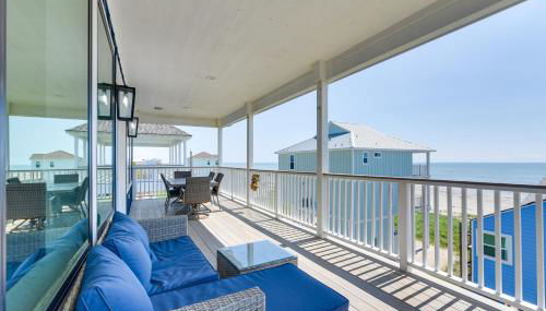 Ocean Views, Steps to Sand! Coastal Galveston Gem - Foto 2