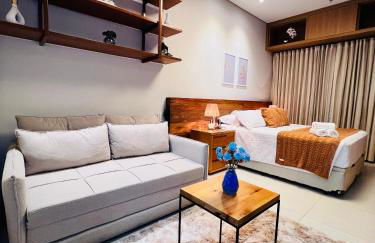 Granja Brasil - Lindo Studio - Com Piscina e Lazer - No Centro de Itaipava - Foto 33