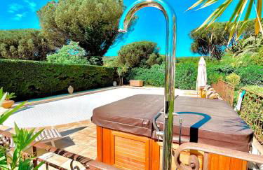 Villa provençale, Golfe Saint Tropez, Climatisée 12 pers, 4 suites, Piscine chauffée, Hammam, Spa, Billard, Pétanque, Wifi professionnel haut débit - Foto 12
