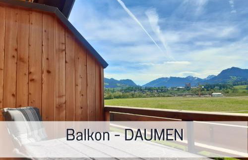 Bauernhof Finkel - Ferienwohnungen mit Balkon - Bergsicht - Traktor mitfahren - Tiere streicheln - entspannter Familienurlaub - zentrale Lage nahe Oberstdorf - Photo 26