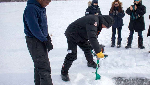 Pratiquez la pêche sur glace
