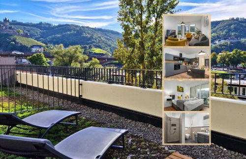 Vivamosel: Appartement mit Mosel & Burgblick - Balkon - Parken - Aufzug - Fahrradraum - Foto 1