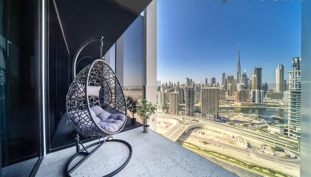 Cozy Studio w Burj Khalifa Balcony Retreat - Foto 2, Habitación