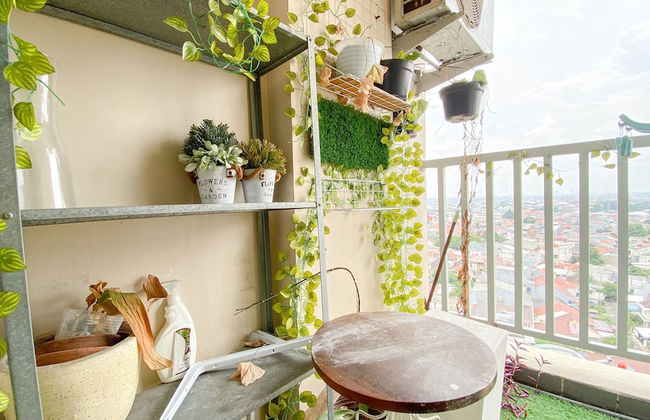 Fancy And Nice Studio At Belmont Residence Puri Apartment - Foto 14