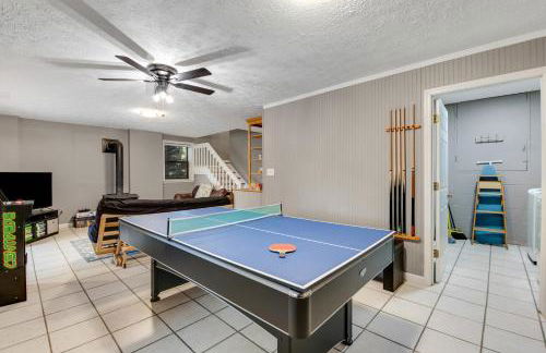 Lakefront Home Dock Covered Deck Fire Pit Dogs OK - Foto 26