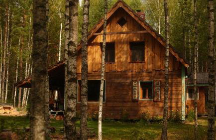 Biały Las Magiczna Stara Chata Puszcza Białowieska - Foto 4