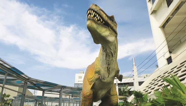 Conociendo a los dinosaurios en Top Penang