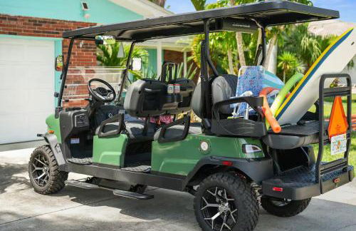 Golf Cart-Jacuzzi-Surfing Abode on Hutchinson Island - Foto 20