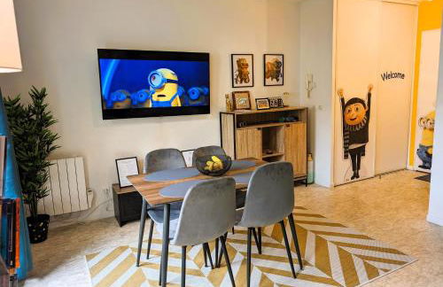 Le Repaire - 10min Disney - Familial - Centre Ville - Foto 12