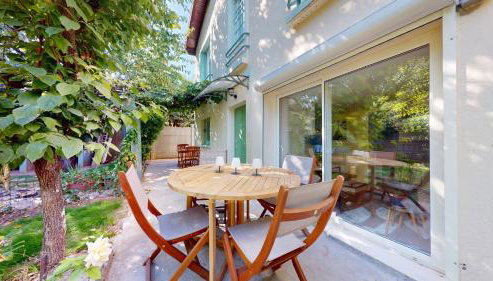 Appartement design et cosy avec terrasse a 10min de Paris et RER C Vitry sur Seine a 150m - Foto 4, Garden, Garden view