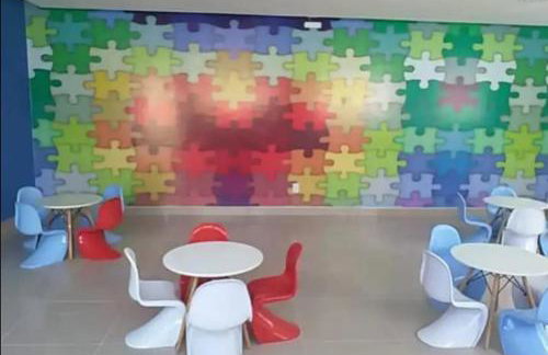 Apartamento mobiliado, dois dormitórios, praia Ponta de Campina - Foto 8