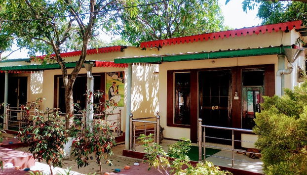 Fassade der Unterkunft