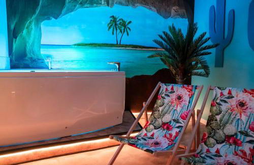 La Caliente love room glamour balnéo en duo - Foto 46