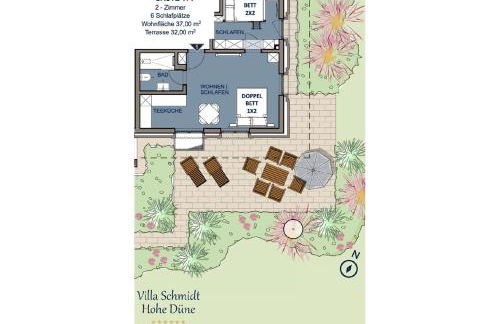Villa Schmidt Apartments - Strandhaus direkt am Meer mit Sauna, Sport und Dünengarten - Komfort - Foto 43