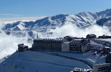 Appartement T2+coin nuit 6 pers résidence de Cami Real au centre du village de saint Lary Soulan avec piscine intérieure+ sauna et hammam - Foto 18