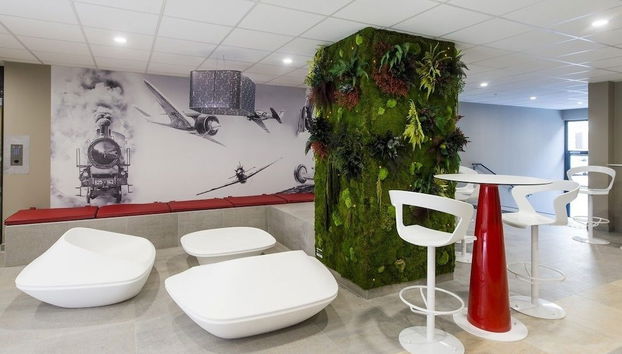 Zona de estar del vestíbulo