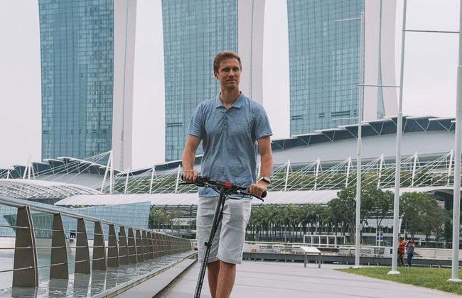 Tour di Singapore in monopattino al tramonto - Foto 7