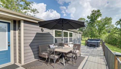 Outdoor Kitchen and Hot Tub Table Rock Lake House - Photo 1