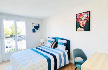 NOZA Appartement 65m2, 2 chambres - RDC, Parking gratuit, Nantes agglo Rezé - Photo 10