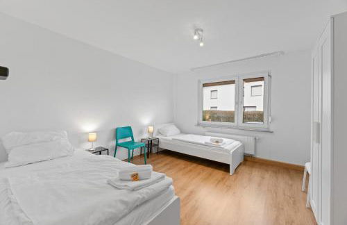 Worker Apartments Oberboihingen near Stuttgart, Nürtingen, Autobahn A8, Parking,Wifi,Smart,Smart TV - Foto 29