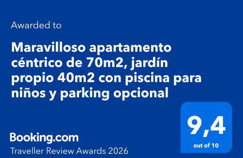 Maravilloso apartamento céntrico de 70m2, jardín propio 40m2 con piscina para niños y parking opcional - Foto 50