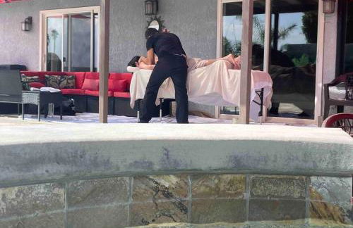 Mineral Saltwater Solar heated Pool & Spa Oasis with mountain views and Koi pond - Foto 67