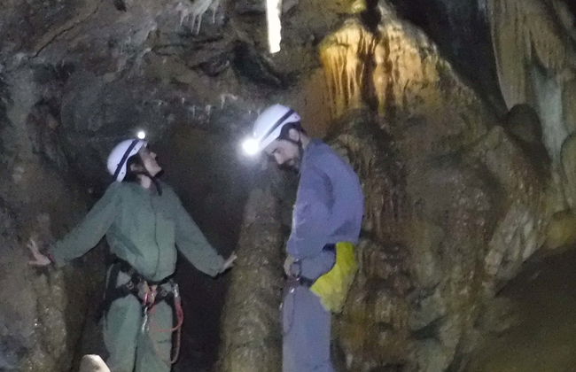 Espeleologia na gruta de Nanzal - Foto 1