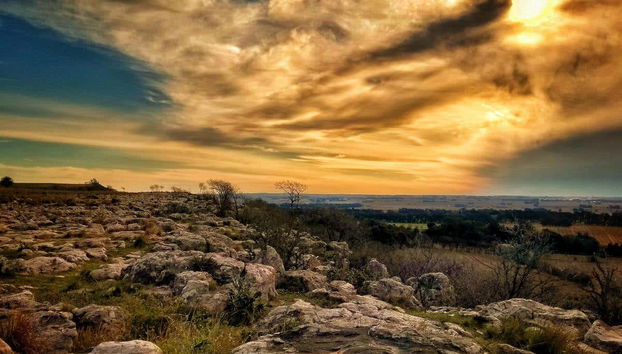 Tramonto ad Olavarría