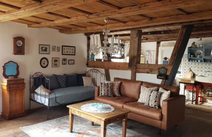 Historisches Fachwerkhaus "Hoher Hirschen" mit romantischem Hof und Garten - Charmantes Studio und grosses, museales Apartment - Foto 3