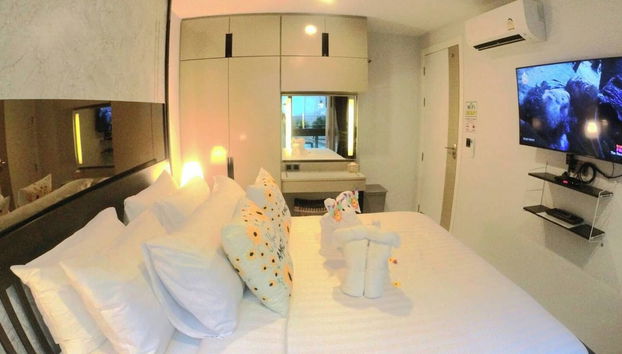 B206 - 1 Bdr Condo With Pool Access Ao Nang Beach - Foto 5, Habitación