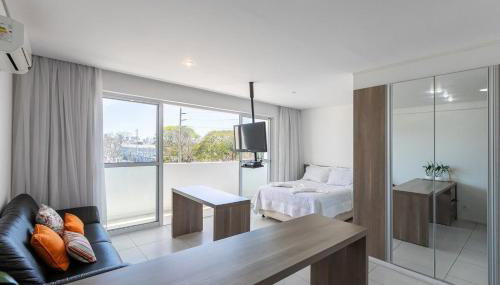 Studio com Sacada Ampla e AC - Foto 1