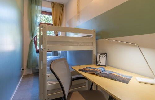 Big apartments, big bathrooms, single beds, perfect for groups - Foto 16