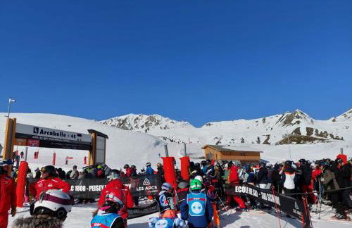 Appartement ARC 1950 m, Ski au pied, piscine extérieure chauffée, remontées mécaniques à 100m, sauna et salle de sports - Foto 32